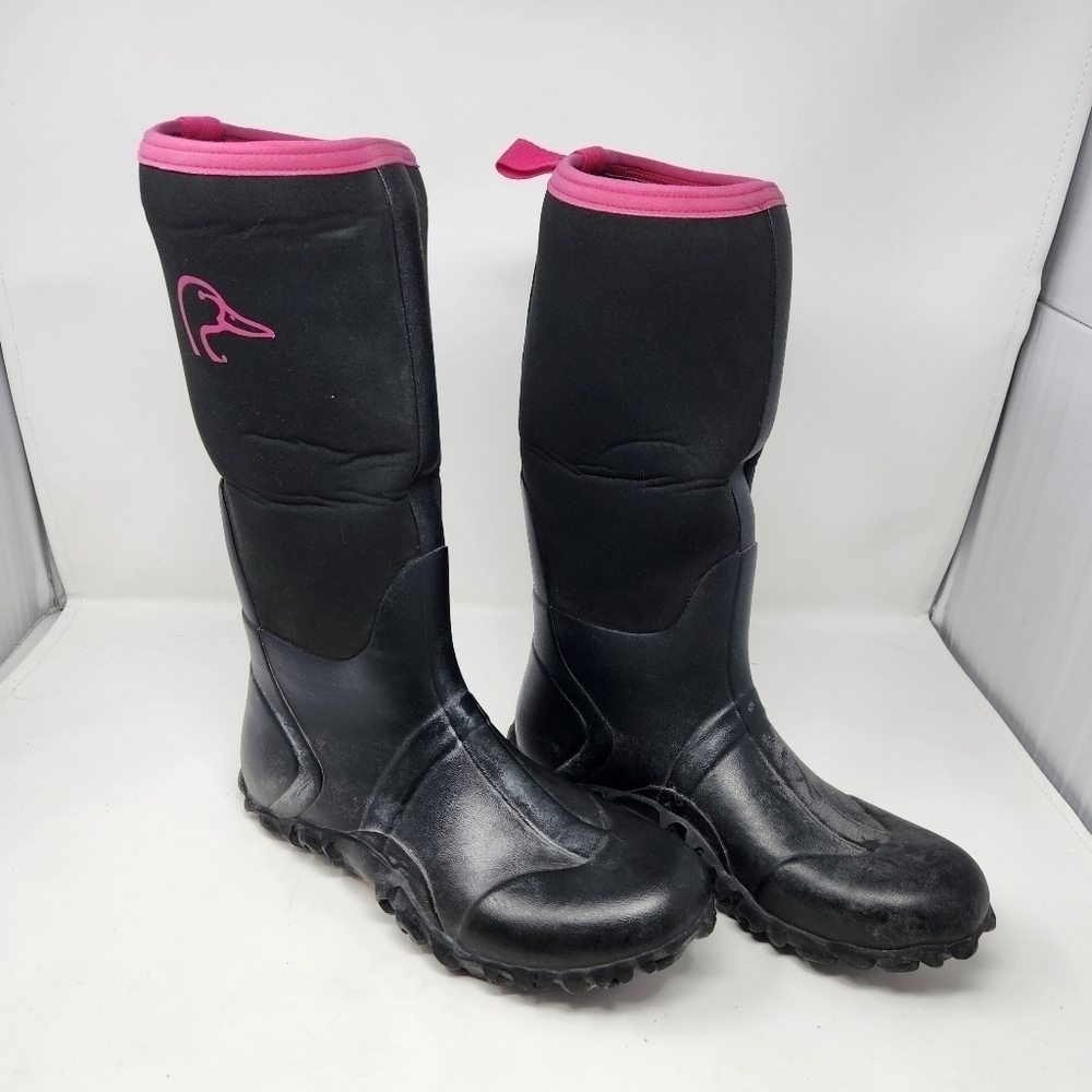 Itasca Ducks Unlimited Nayou Knee Rubber Boots, sz 11